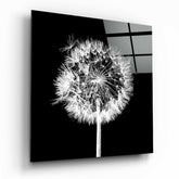 Dandelion Glass Wall Art.